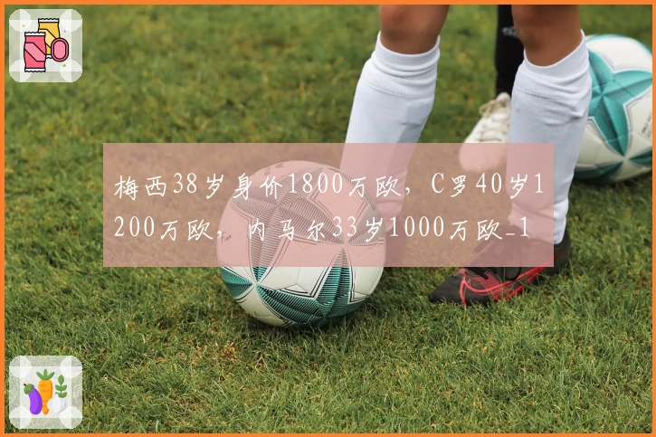 梅西38岁身价1800万欧，C罗40岁1200万欧，内马尔33岁1000万欧_1